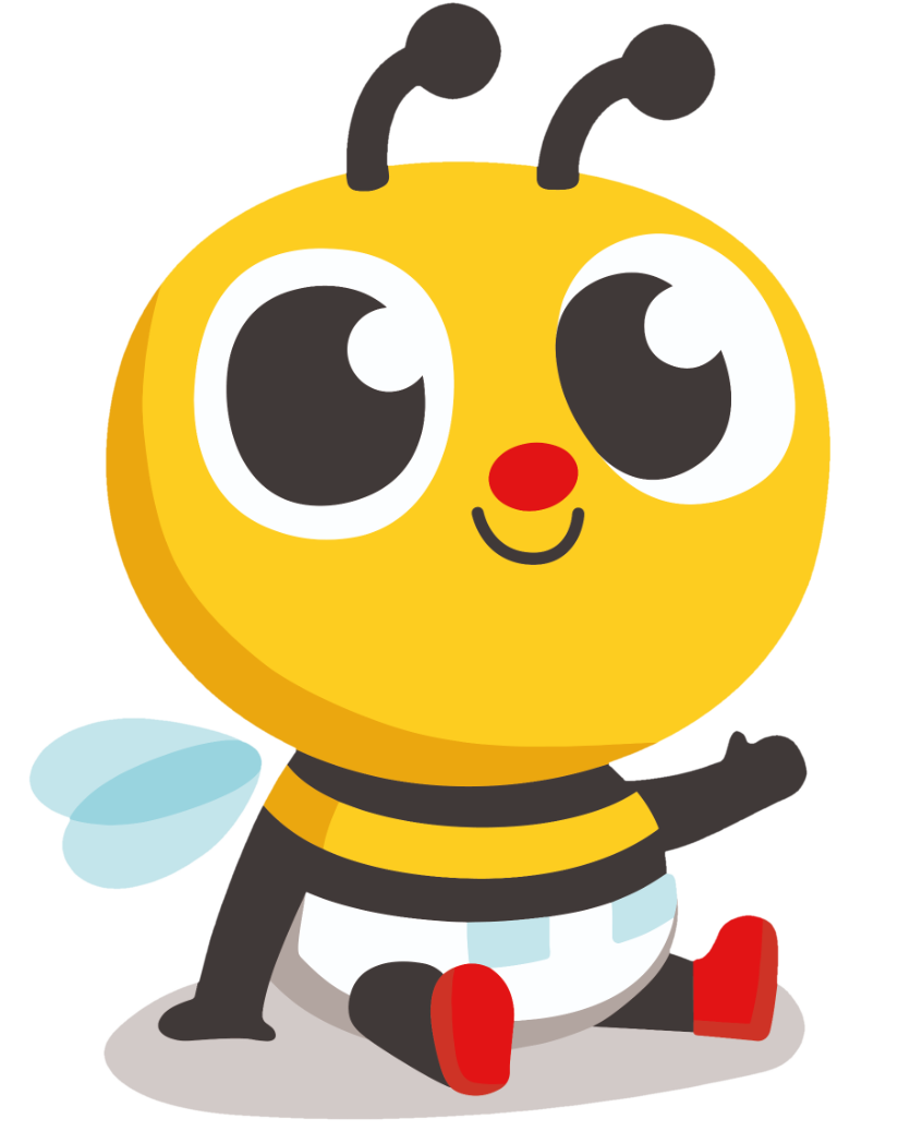 Occupational Buzz mascot decorating the Kindergarten inquiry form