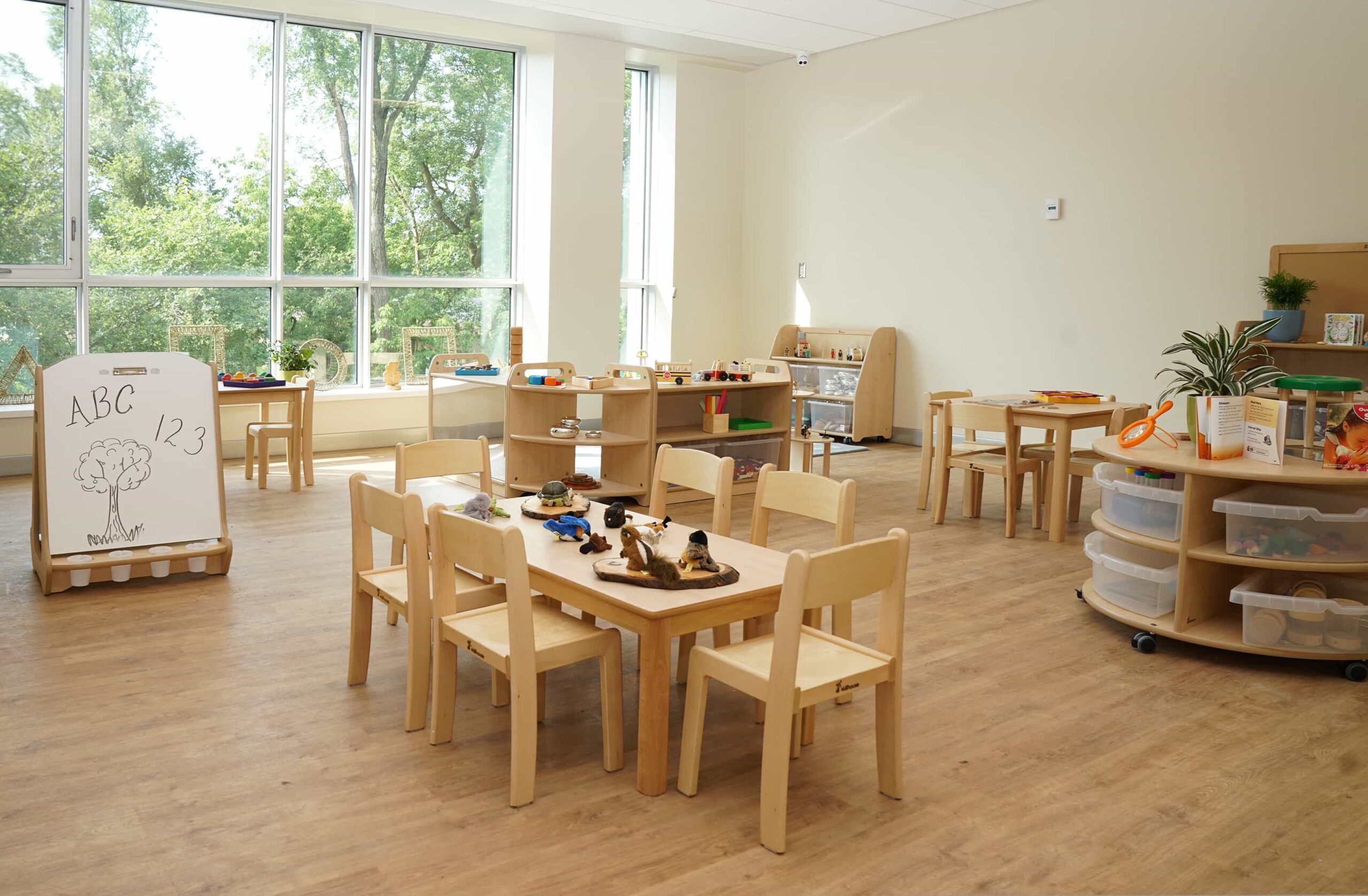 Bright and welcoming Marlborough Day Nursery learning centre