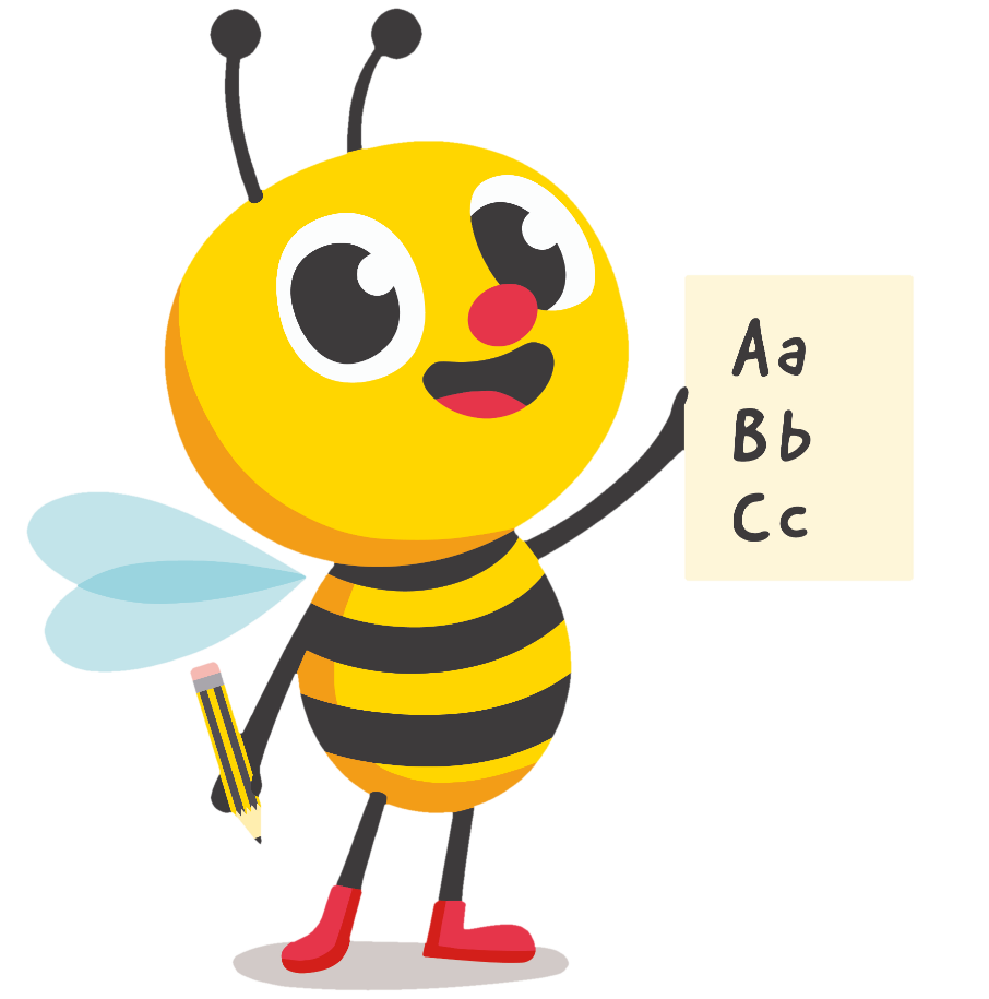 Kindergarten learning character illustration