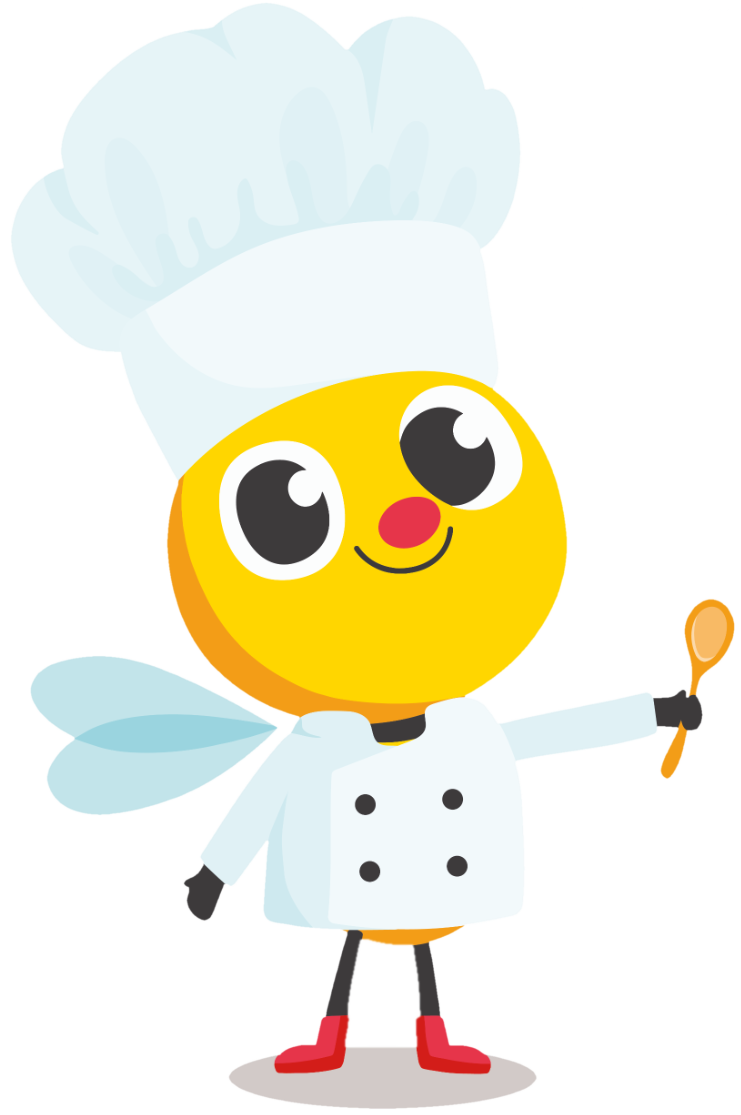 Chef Buzz character for positive approaches to guiding behaviour