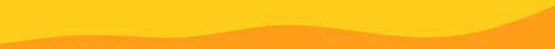 Decorative orange wave divider
